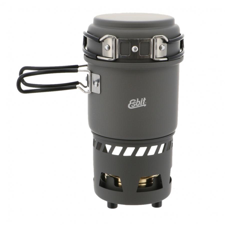 新品 Esbit(エスビット) クックセット・アルコールバーナー付 985ml esbit 985ml クックセット アルコールバーナー付 商品詳細│登山