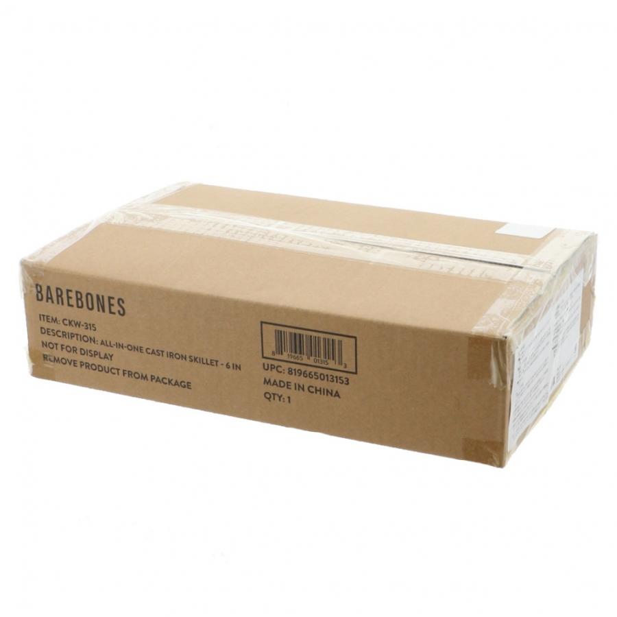 ベアボーンズリビング オールインワン キャストアイアン スキレット 6インチ 20235036000006 キャンプ ダッチオーブン Barebones Livingの画像