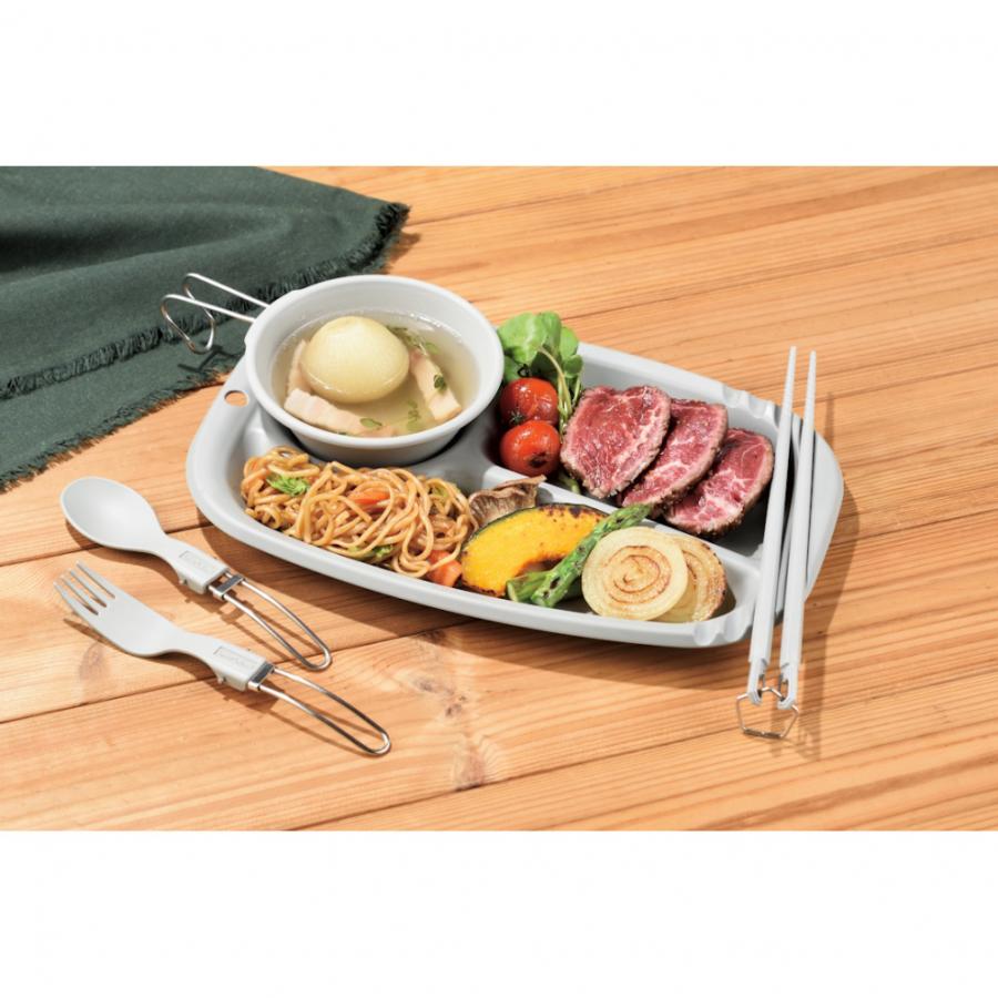 UNIFLAME（ユニフレーム） カラプレ グレー 666906 キャンプ 食器