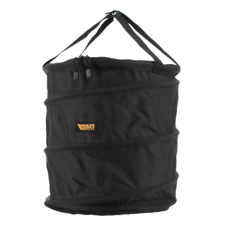ヴァンライフサプライ トラッシュカン 822005BK キャンプ 小物 ブラック VAN LIFE SUPPLY 7620960012