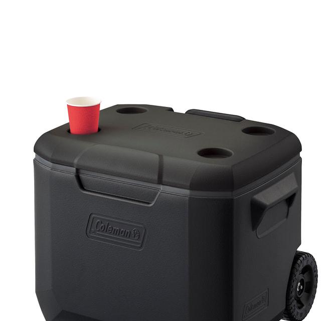 2026年 新商品 コールマン ホイールクーラー60QT(ジェットブラック) 2238189 キャンプ ハードクーラー Colemanの画像