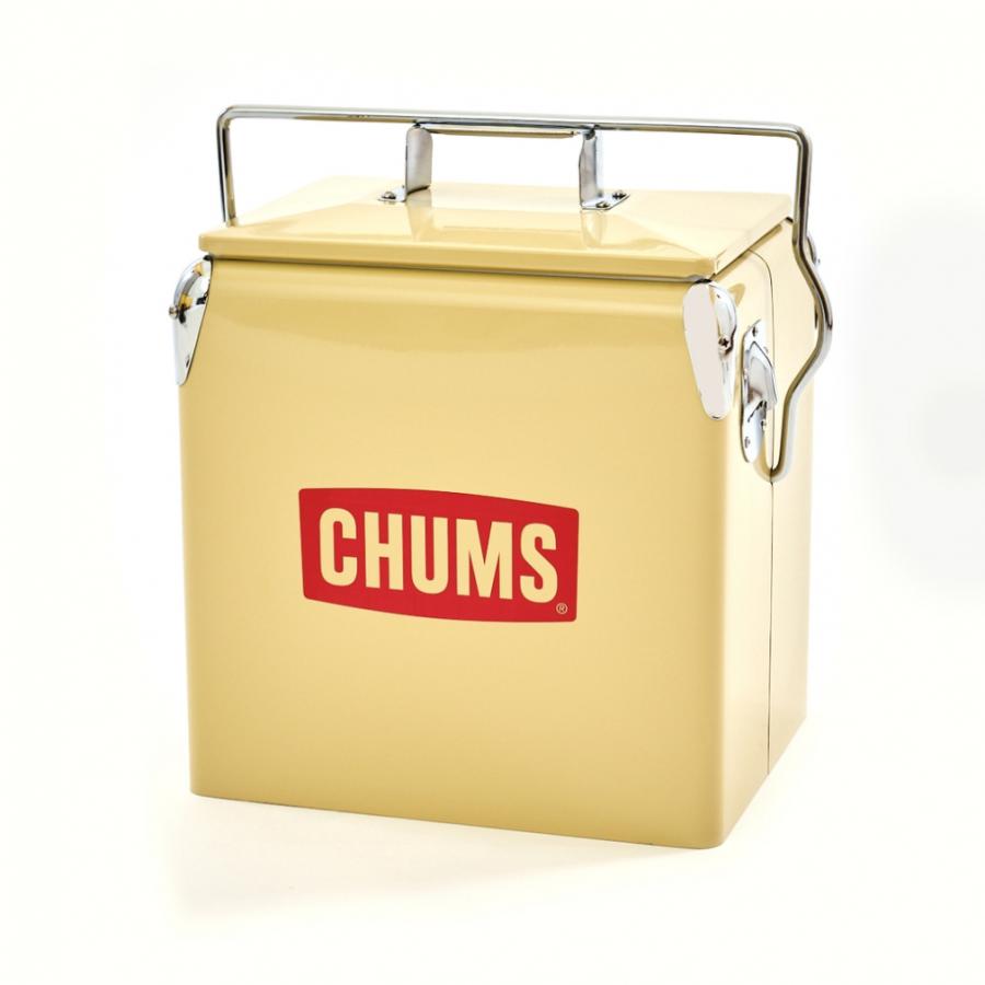 CHUMS（チャムス） CHUMS Steel Cooler Box CH62-1803 B001 キャンプ ハードクーラー : Beige ...