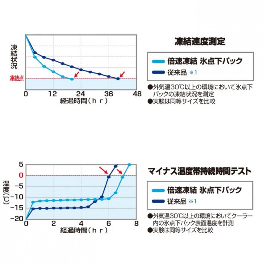 ロゴス 倍速凍結・氷点下パックL 3個セット 81660641 キャンプ 保冷剤 LOGOS｜alpen-group｜03