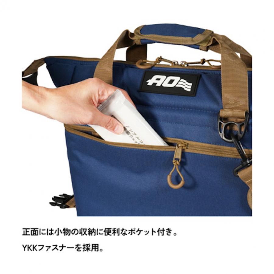 エーオークーラーズ AO 12パックキャンバス ソフトクーラー AO12ABTN