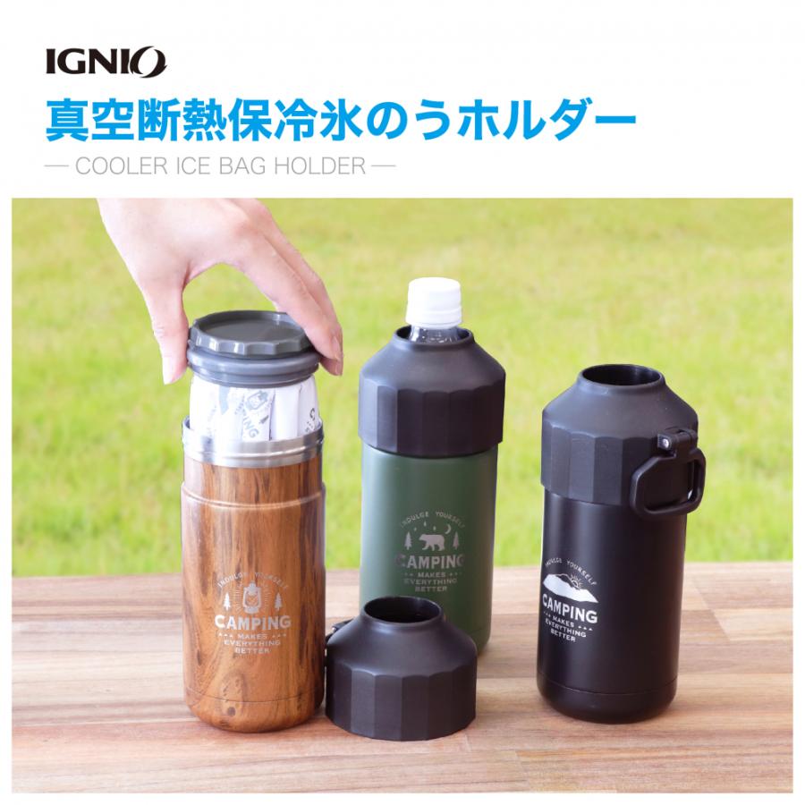 IGNIO（イグニオ） ポリ 500ml 保冷氷嚢 キャンプ ソフトクーラー