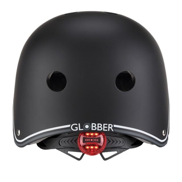 GLOBBER（グロッバー） LEDライト付きヘルメット 48-53 ブラック