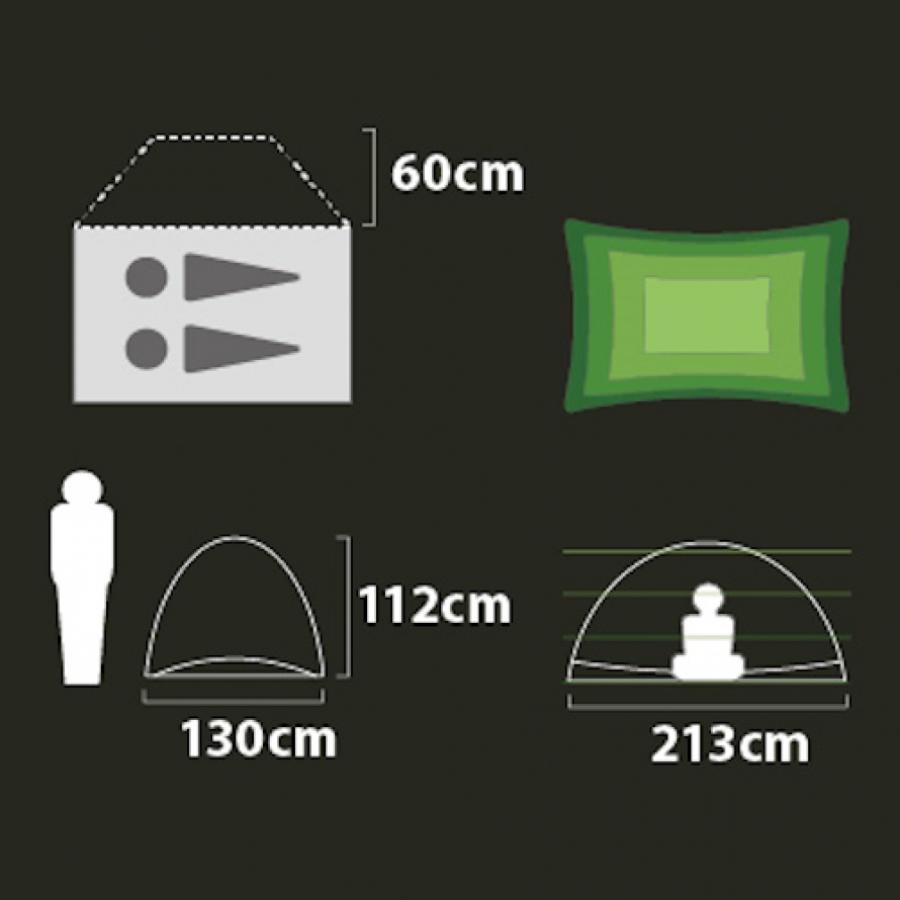 NEMO（ニーモ） アトム オズモ 2P 2人用 ATMOS2PBB トレッキング