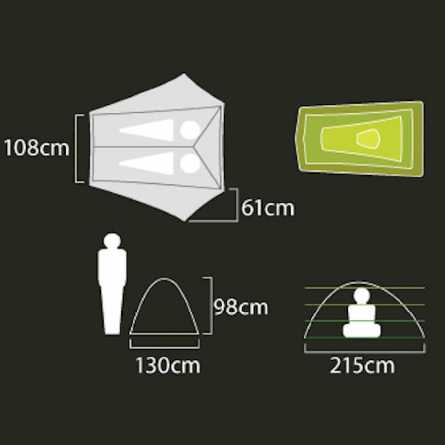 ニーモ ホーネットエリート オズモ 2P (フットプリント付) NEMO ニーモ ホーネットエリートオズモ2P 2人用 HNTOS-2P