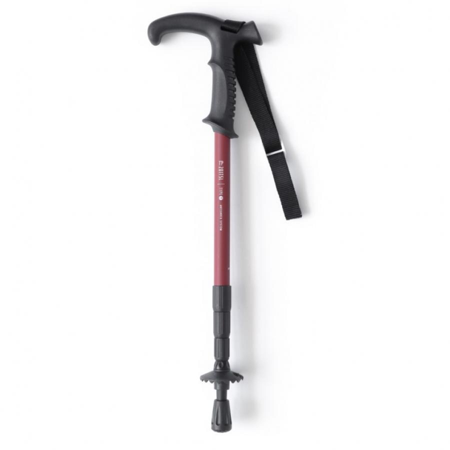 TIGORA ティゴラ T型トレッキングポール トレッキング ポール : レッド