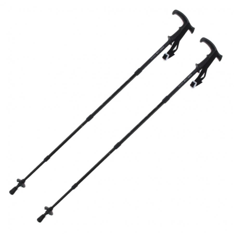 TIGORA（ティゴラ） T型トレッキングポール 2本セット TP-201TSL BK