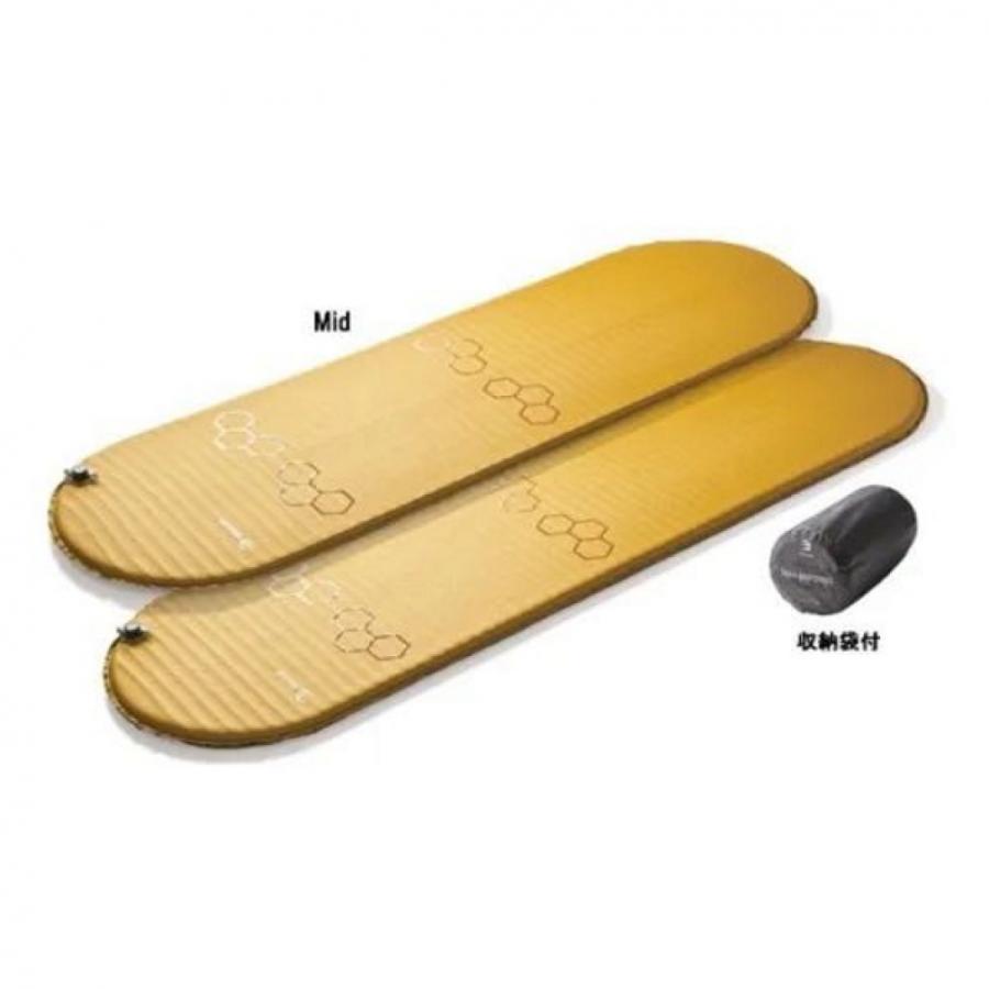 美品 イスカ ISUKA Trail Mattress Mid トレイル マットレス ミッド インフレータブル マット 寝具 キャンプ アウトドア ISUKA（イスカ） トレイルマットレス Mid 203933 トレッキング 寝具
