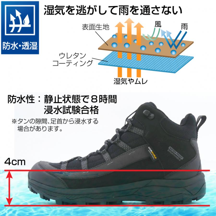 TIGORA 2024春夏 ティゴラ 新ハイキングMD M TR 7F-1004 BK TIGORA 2024春夏 ティゴラ 新ハイキングMD M TR 7F-1004 BK