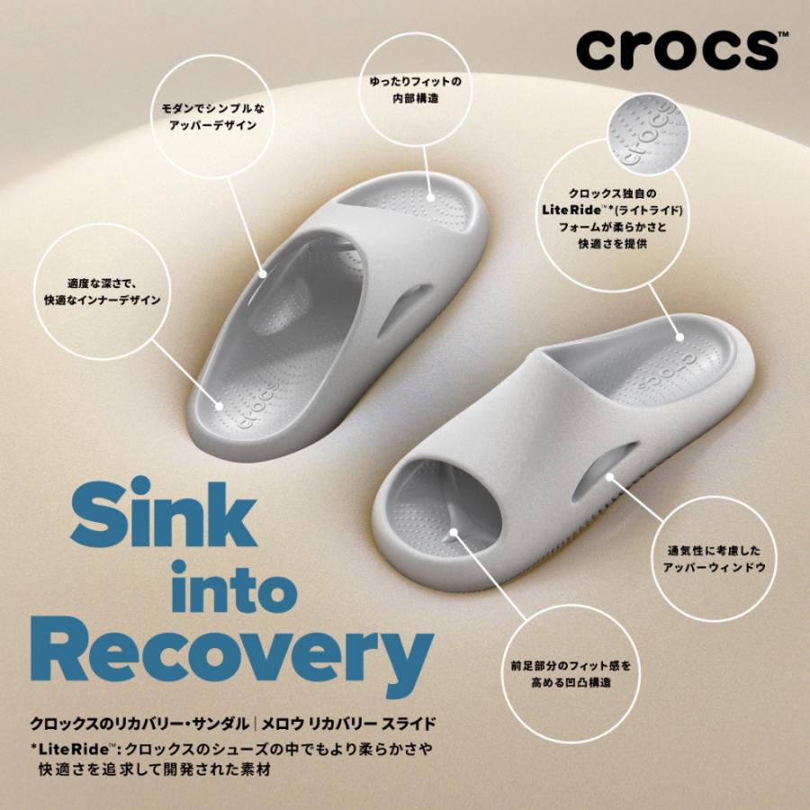 crocs（クロックス） メロウ スライド Mellow Slide 208392-1FT