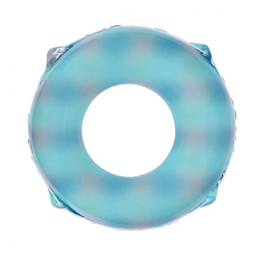 お皿とうきわ サカイ グラデーションブルー うきわ 90cm YR055 ジュニア キッズ 子供