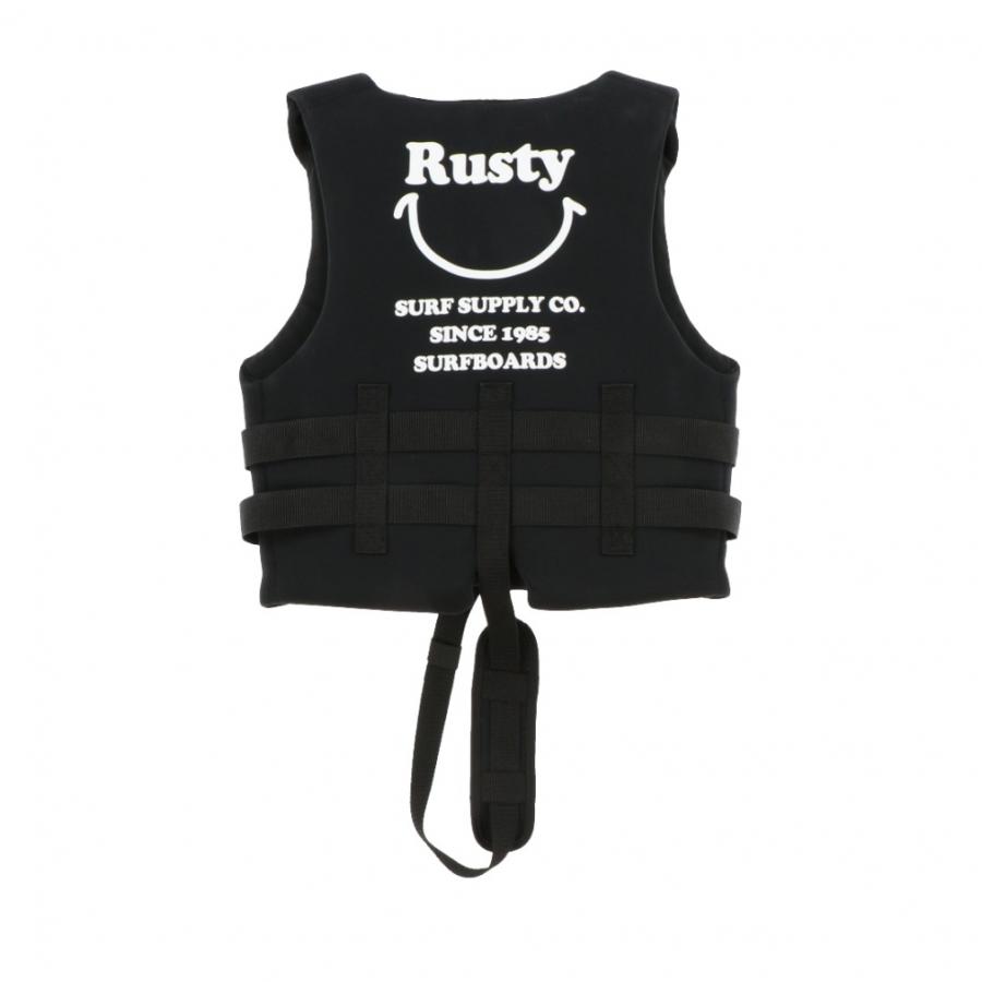 ラスティー フローティングベスト 963930 ジュニア キッズ 子供 マリン ライフジャケット BLK RUSTY :7970690043:アルペングループヤフー店 通販 RUSTY(ラスティ)963930 キッズ フローティングベスト 子供用 ライフジャケット 海水浴 川遊び ネオプレン素材