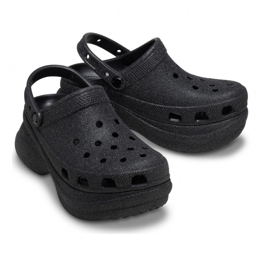 crocs（クロックス） Classic Glitter ClgW (207261-001 Blk