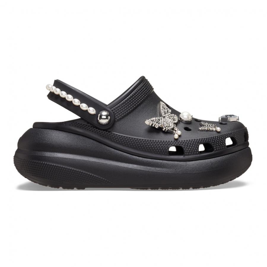 crocs（クロックス） Crush Butterfly Jewel Clog (211539-001 Blk
