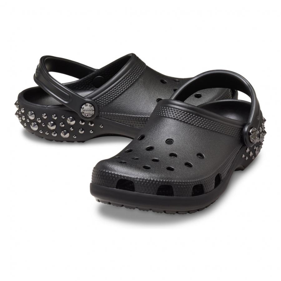 crocs（クロックス） Classic Studded Clog (211596-001 Blk