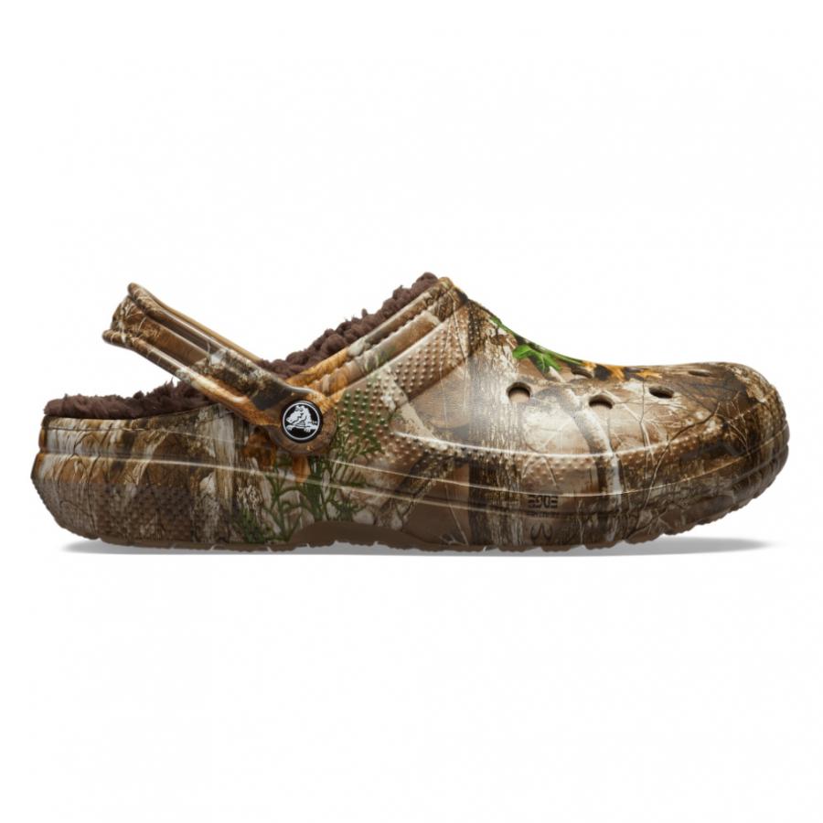 クロックス Classic Lined Realtree Edge Clog 205377280 クロッグサンダル チョコレート