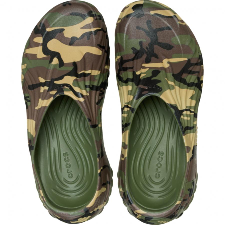 さな crocs（クロックス） Echo Camo Wave 212044-3TC クロッグサンダル