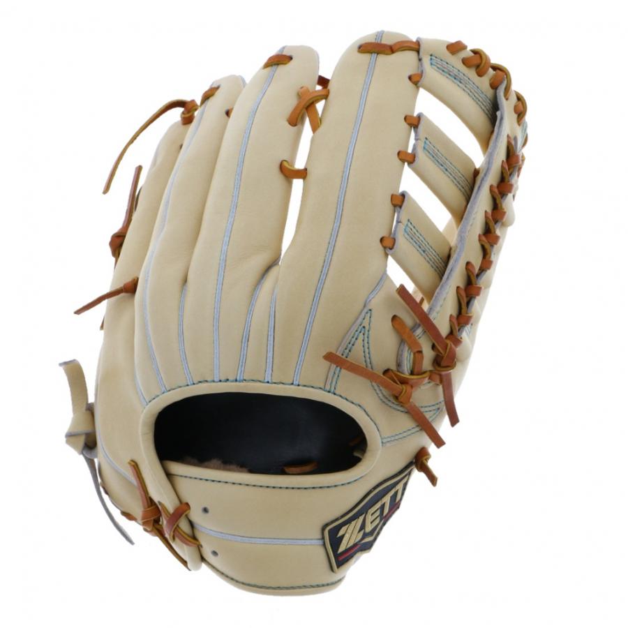 ゼット　プロステイタス　オーダーグローブ　外野手用 ハーフジップセット 軟式グラブ プロステイタスSE 外野手用 サイズ:8 | 【ZETT