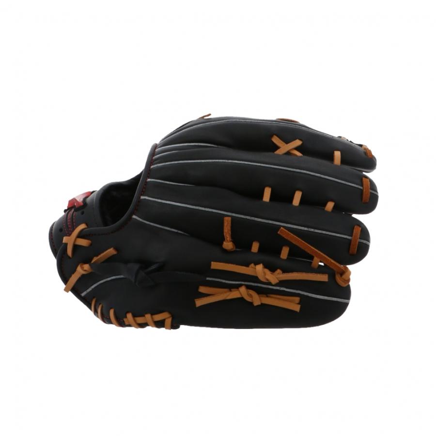 Mizuno 軟式グローブ 黒/オレンジミズノ 外野手用 野球グローブ 一般 MIZUNO（ミズノ） 軟式用WILL DRIVE RED IBE 外野手向け サイズ14 左投