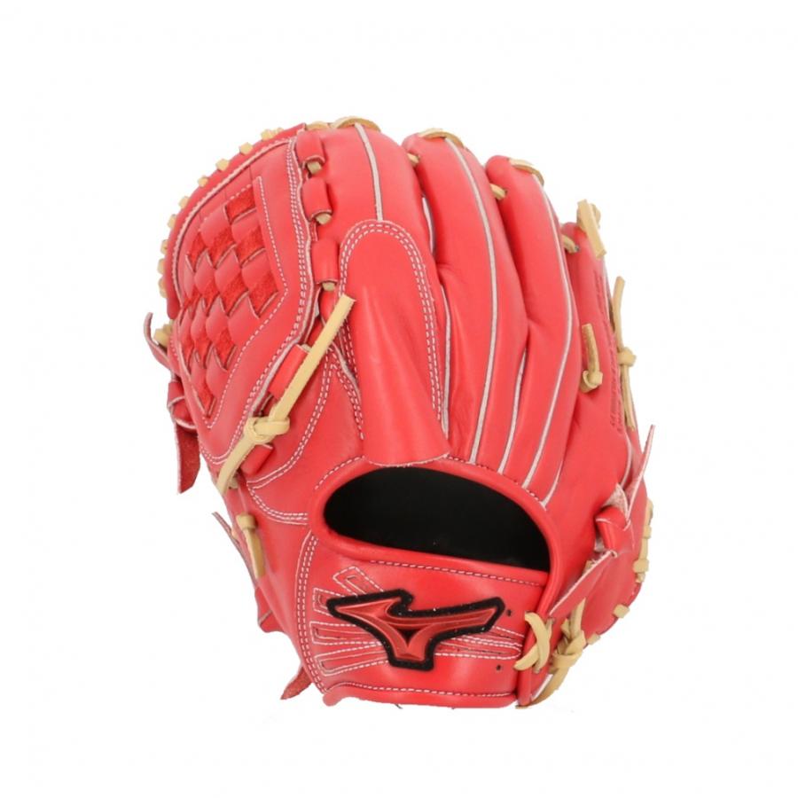 ミズノ 軟式グローブ 赤色　 専用袋付き MIZUNO（ミズノ） WILL DRIVE RED IBE限定スペック 軟式用ウィル