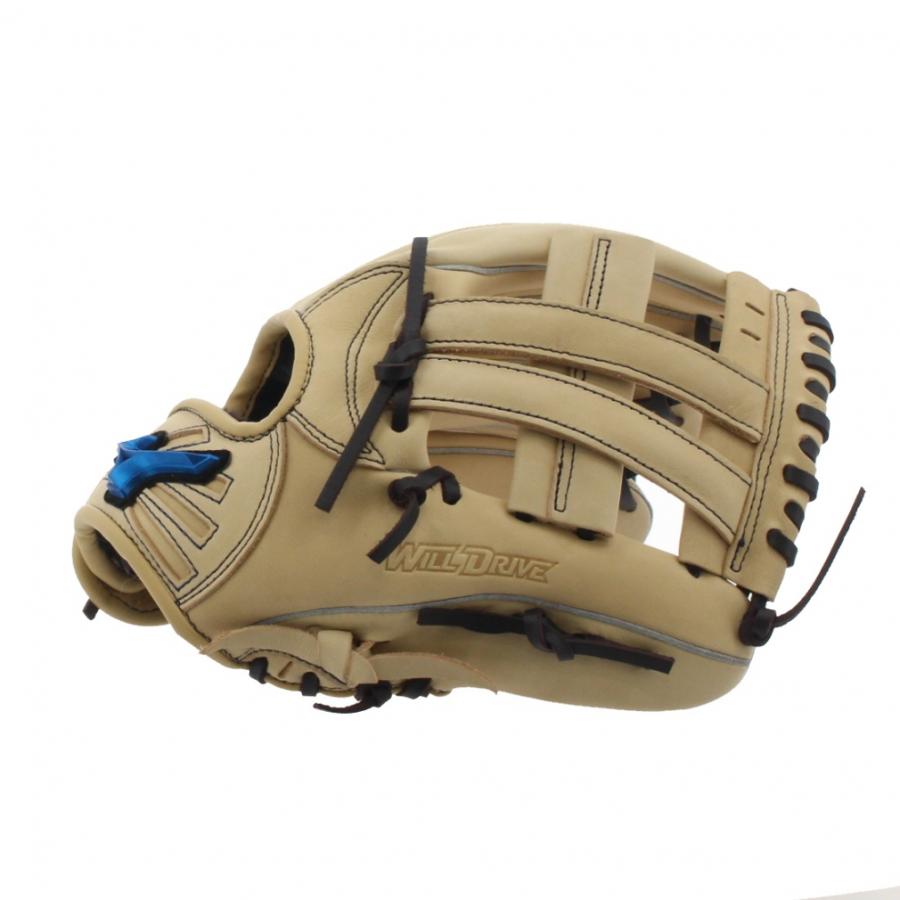 ジュニアグローブ ベージュ/ブラウン MIZUNO（ミズノ） ジュニア軟式用WILL DRIVE BLUEオールラウンド用