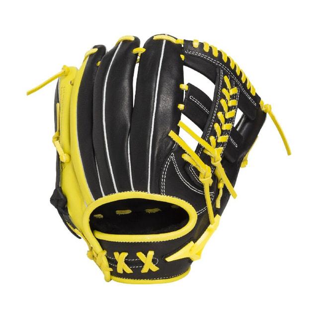 Mizuno BuwLeague WorldWin 2個セット 黒/黄 ビックM MIZUNO（ミズノ） ジュニア用WILL DRIVE MOVEオールラウンド用 サイズM