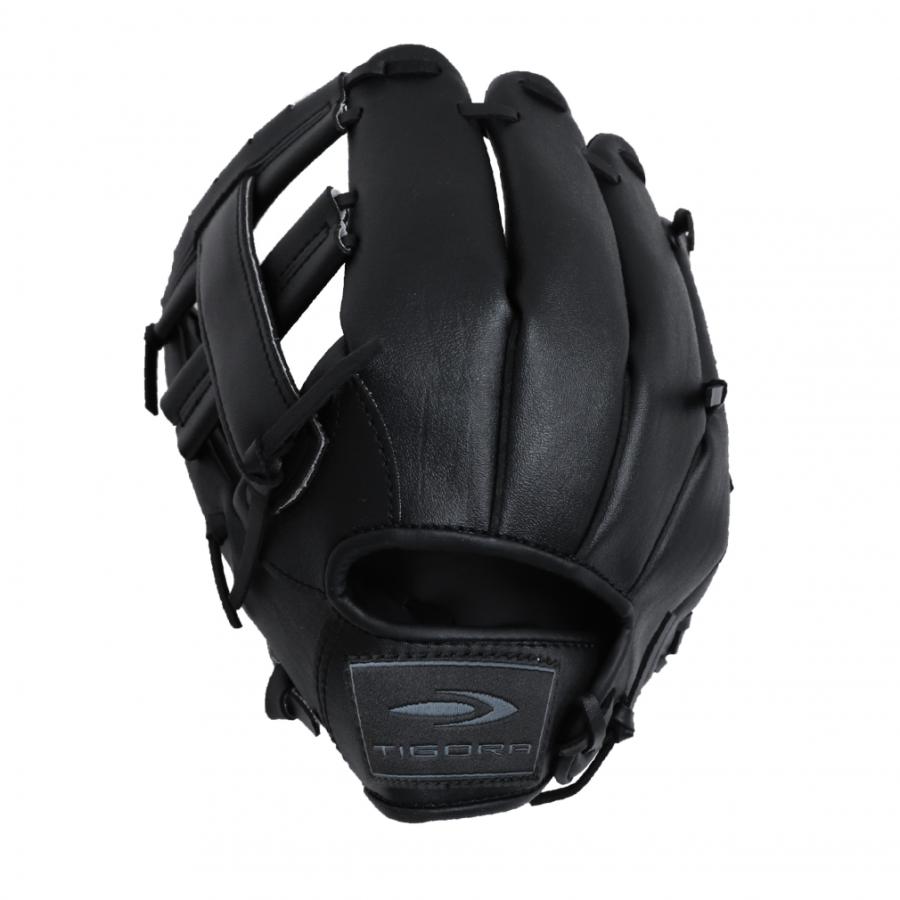 【美品】TIGORA　ファーストミット　右投げ用　軟式グローブ 　ブラック 軟式）TIGORA ファーストミット 美品】TIGORA ファーストミット 右投げ