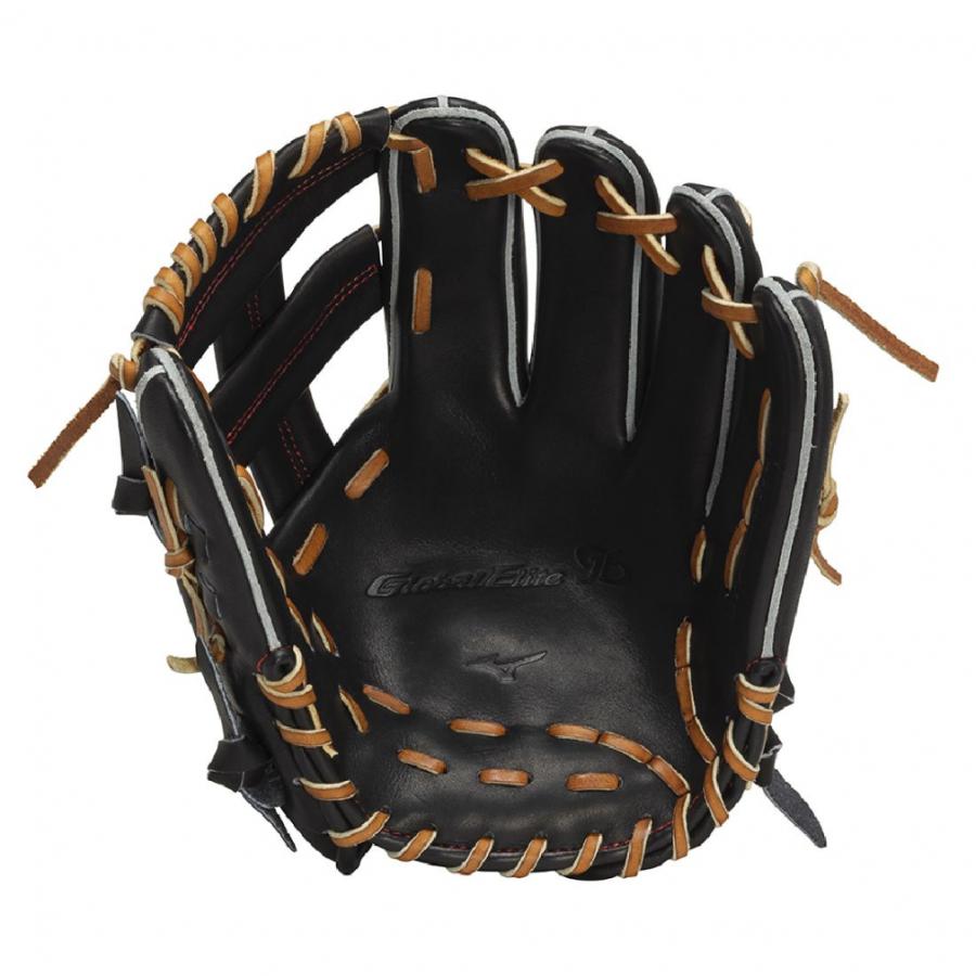 Mizuno 野球グローブ 黒 レザー ミズノ直営店限定】キッズ軟式用ディアルーキー【オールラウンド