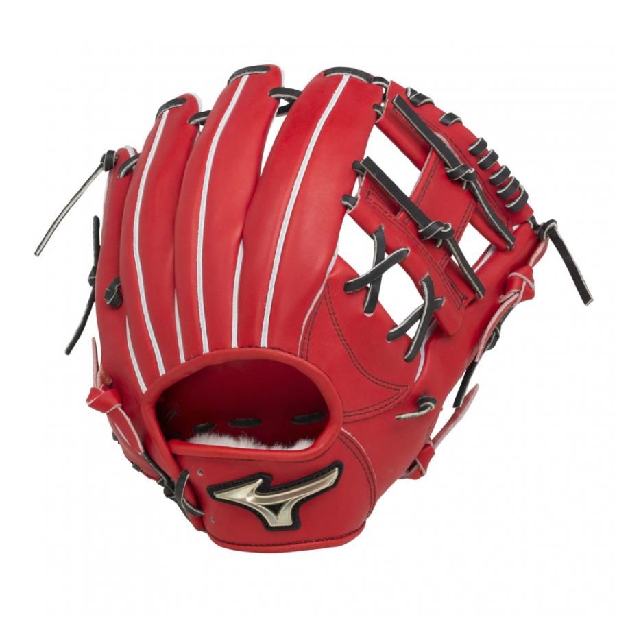 Mizuno グローバルエリート 赤 硬式グローブ MIZUNO（ミズノ） 硬式用グローバルエリートHselectionSIGNA 内野手用