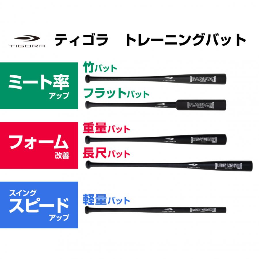 TIGORA（ティゴラ） トレーニングバット 竹バット TR-8BG BAMBOO78