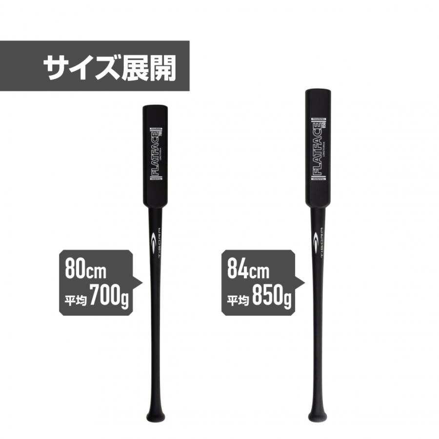 TIGORA（ティゴラ） トレーニングバット フラット TR-8BG FLATF 80