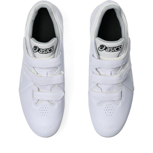 asics ホワイト スパイクシューズ ASICS（アシックス） NEOCONNECT MG ネオコネクト MG 1123A056 野球