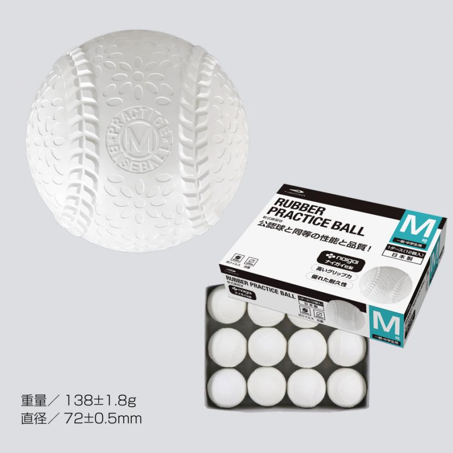 TIGORA ティゴラ 天然ゴム M号 抗菌 抗ウイルス 軟式ボール 10ダース 