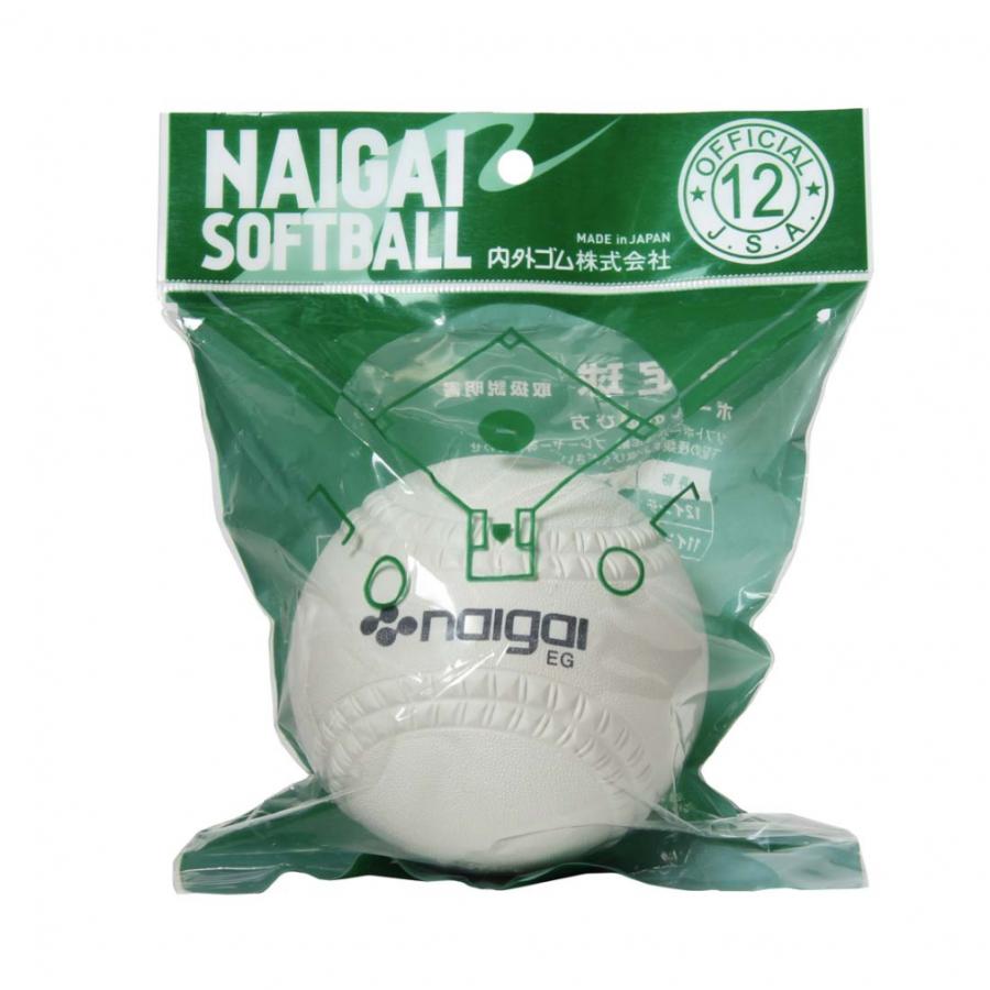 NAIGAI（ナイガイ） ソフトボール 検定球12インチ 136702 ソフトボール