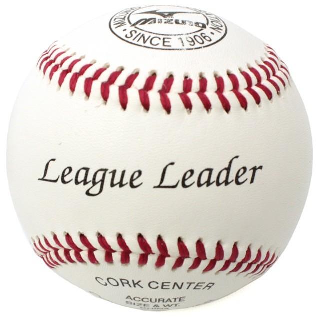 MIZUNO（ミズノ） 野球 硬式ボール リーグリーダー 高校練習球