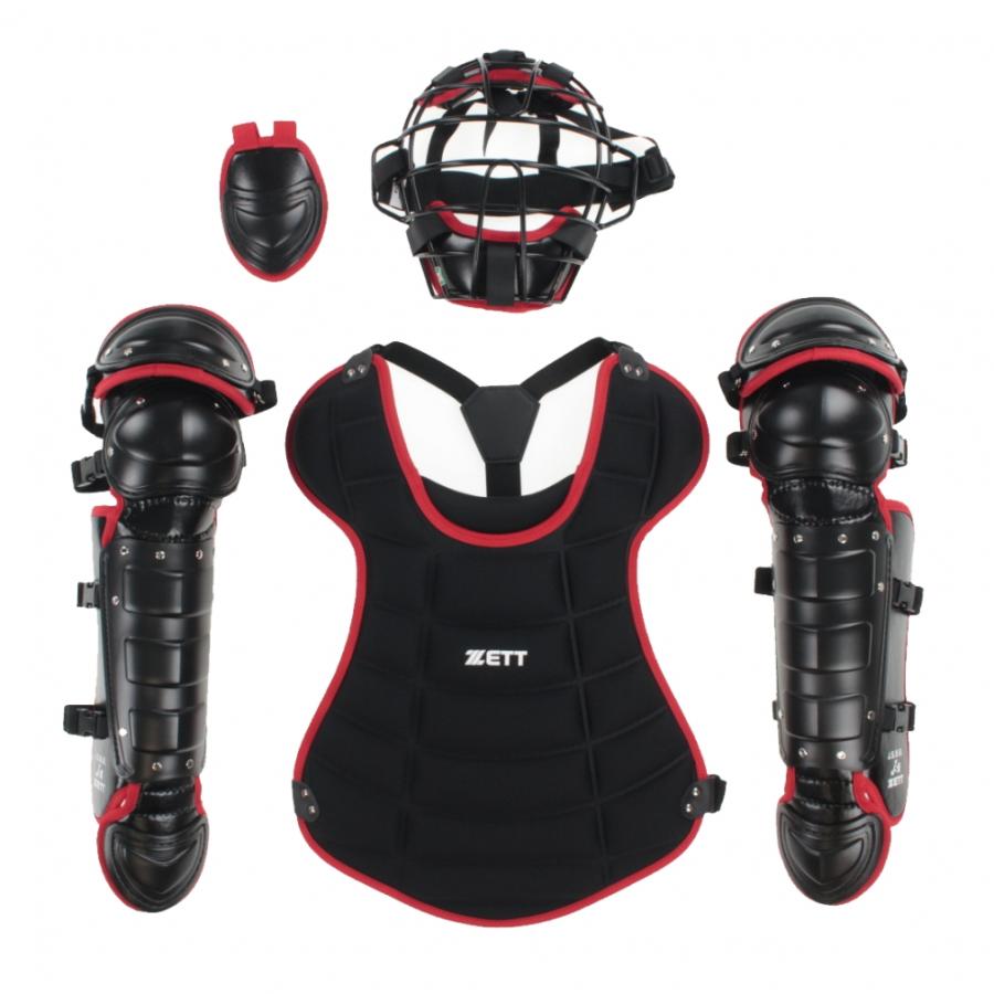 【新品】軟式少年用 ZETT プロテクター４点セット ゼット（ZETT） 野球 少年軟式用 防具 4点セット BL703SET 少年軟式