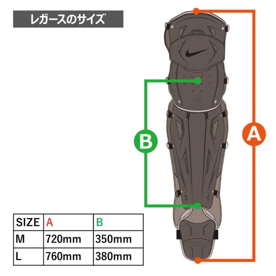 NIKE（ナイキ） ダイヤモンド エリート レガース BA3025-091 硬式用
