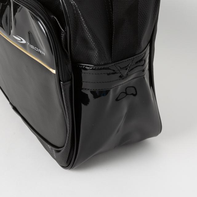 としくん送料無料/美品　adabat 大型エナメル高級キバッグ BLACK TIGORA（ティゴラ） 野球 エナメルバッグ 小 TR-8BC1039DB S 野球