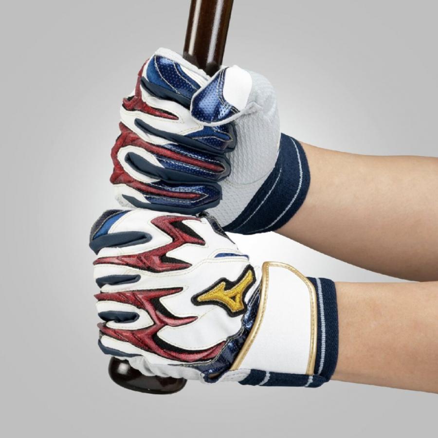 MIZUNO（ミズノ） 野球 バッティング用手袋 ミズノプロ シリコンパワー