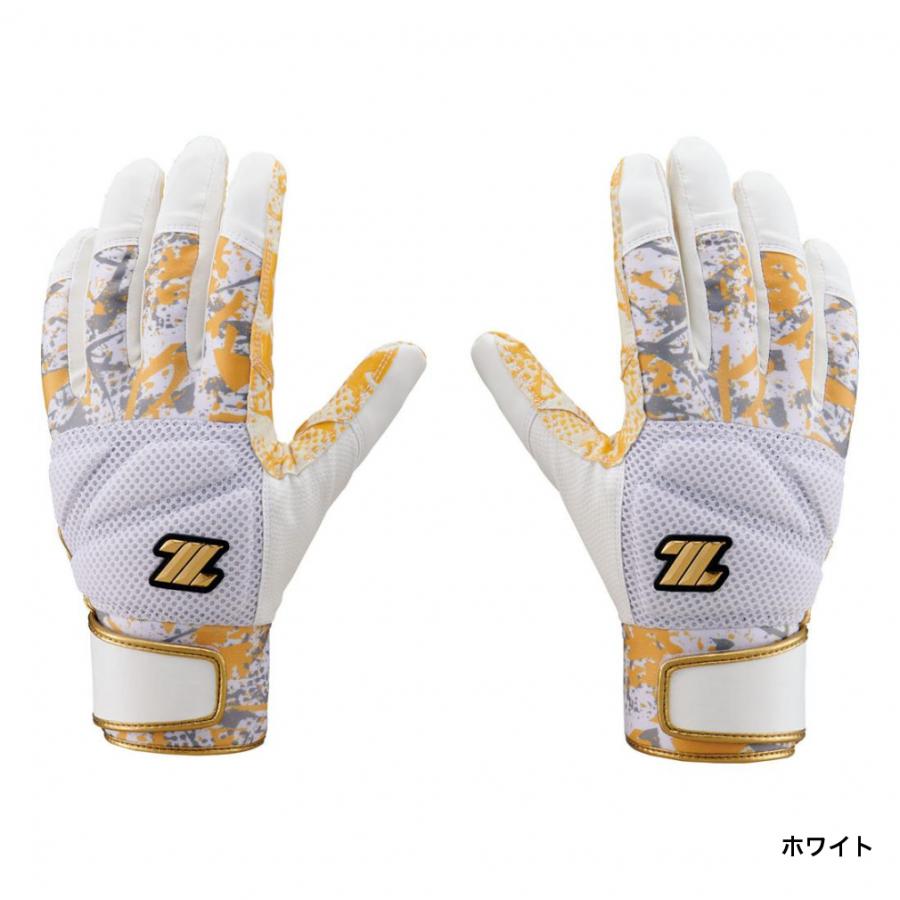 ゼット（ZETT） メンズ 野球 バッティング用手袋 両手用 グラフィック