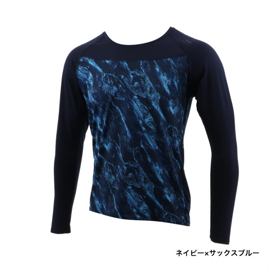 M アンダーシャツ 長袖 ネイビー 野球 ハイネック 薄手 ティゴラ ユーズド品 TIGORA ティゴラ メンズ 野球 長袖アンダーシャツ ソフト