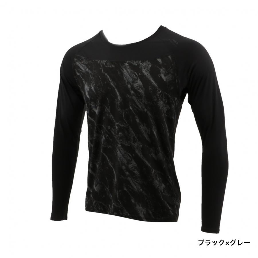 TIGORA ブラック アンダーシャツ 2XL TIGORA ティゴラ メンズ 野球 長袖アンダーシャツ ソフト