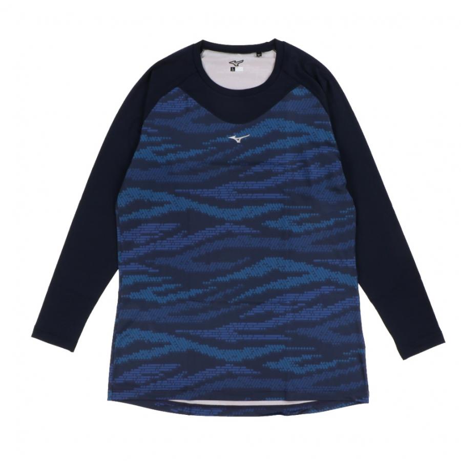 ミズノアンダーシャツ MIZUNO（ミズノ） メンズ 野球 長袖アンダーシャツ グラフィック