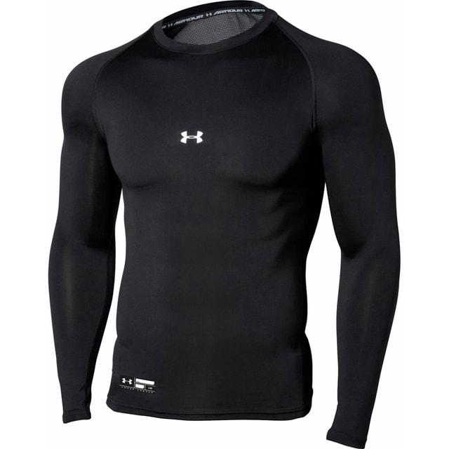 UNDER ARMOUR アンダーアーマー 長袖シャツ ブラック UNDER ARMOUR（アンダーアーマー） メンズ 野球 長袖アンダーシャツ