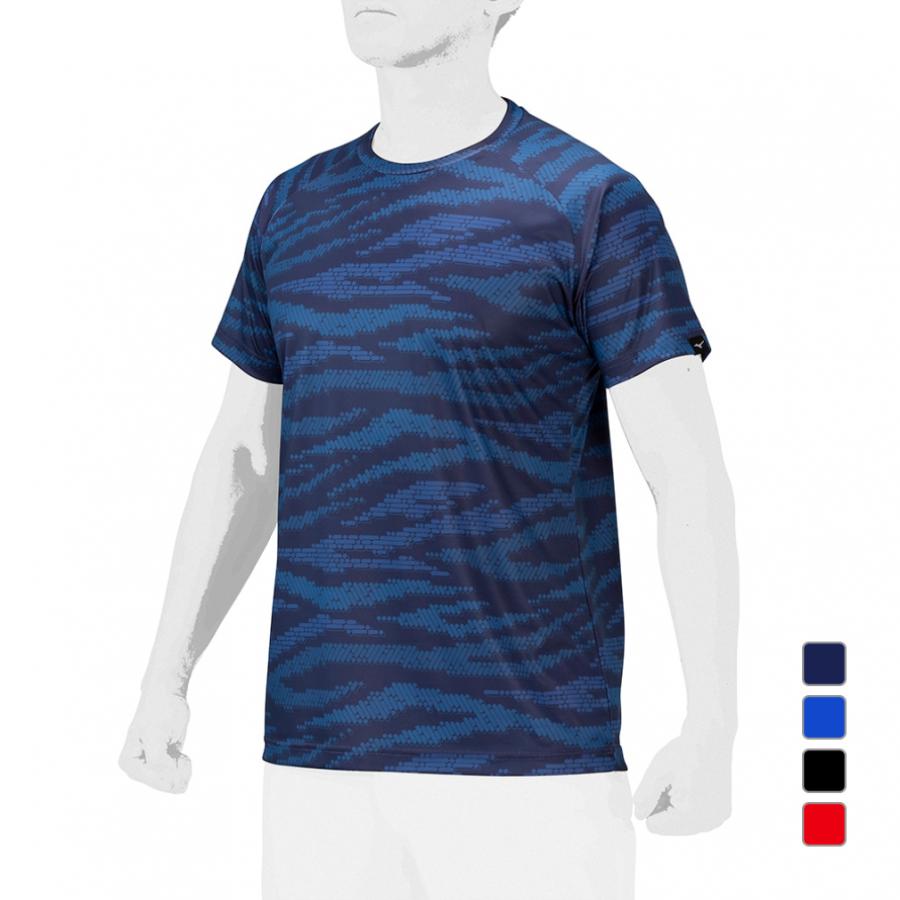 ミズノ メンズ 野球 半袖Tシャツ グラフィックTシャツ 12JABT57 MIZUNO 