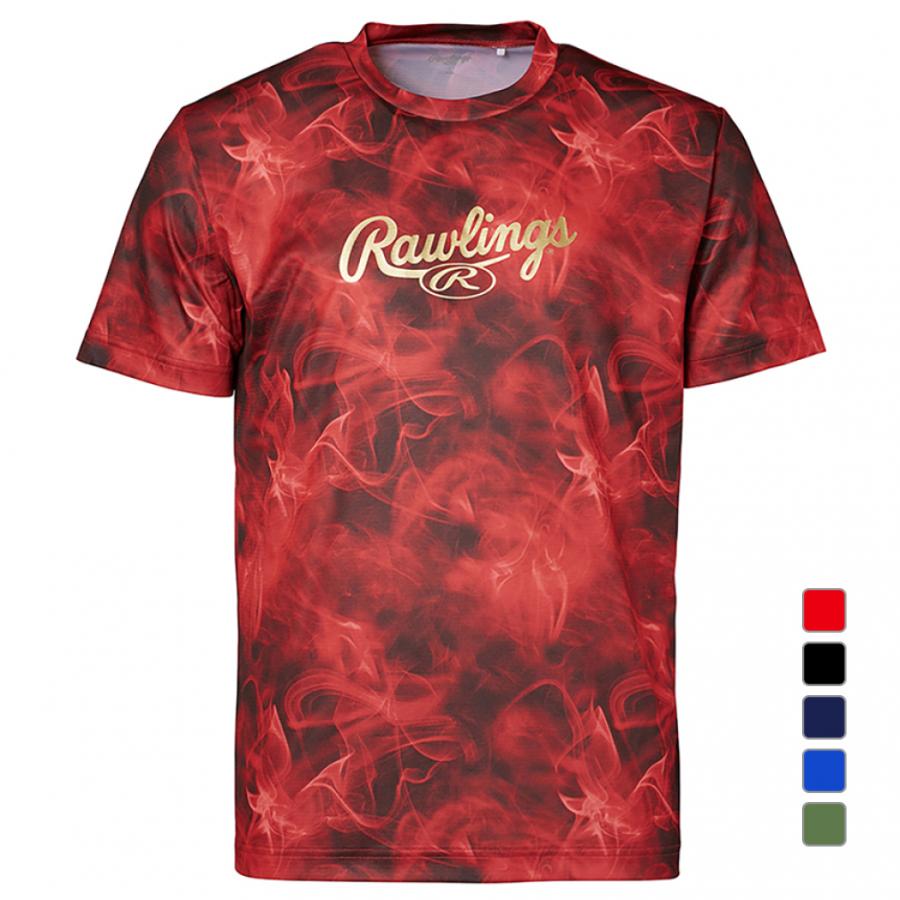 Rawlings（ローリングス） メンズ 野球 半袖Tシャツ ゴーストスモーク