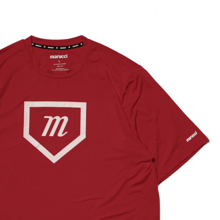 マルッチ メンズ 野球 シャツ Marucci Men's 3/4 Performance Baseball Top - White/Navy マルッチ メンズ 野球 半袖Tシャツ ADULT HOMEPLATE PERFORMANCE TEE